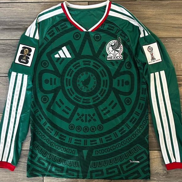 adidas Other - Adidas México 2026 World Cup Home Jersey | Size Large | World Cup 2026 Badges